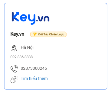 Chứng nhận Key.vn Zalo